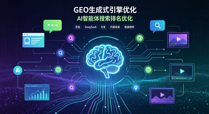龙潭区GEO 浪潮来袭：生成式引擎优化崛起，创作者争抢豆包、DeepSeek、元宝智能体流量入口